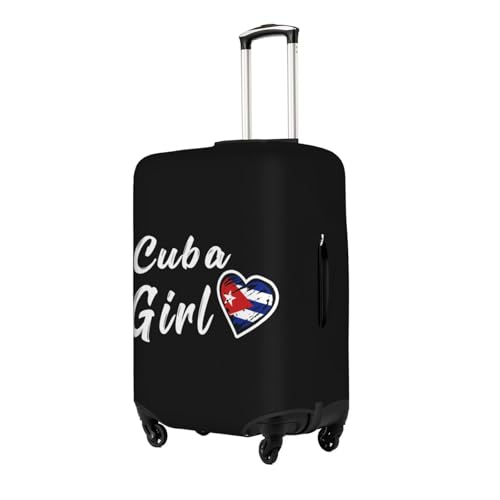 Travel Luggage Cover Cuba Girl Heart Fashion Washable Baggage Suitcase Protector Fit For Luggage X-Large2