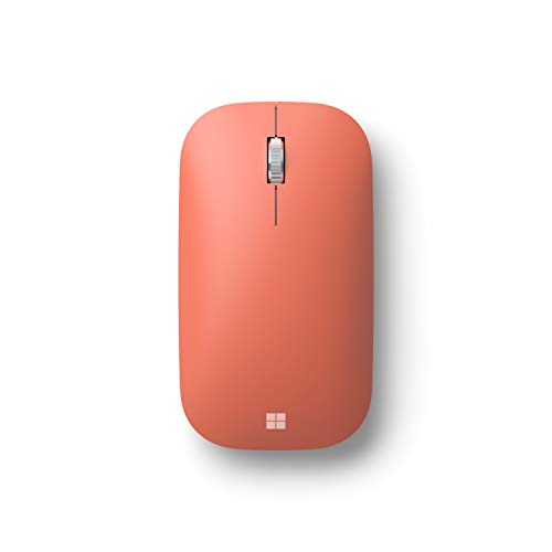 Microsoft Mobile Mouse - Peach. Comfortable Right/Left Hand Use with Metal Scroll Wheel, Wireless, Bluetooth for PC/Laptop/Desktop, works with Mac/Windows 8/10/11 Computers - Image 3