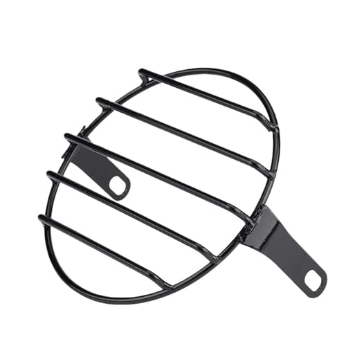 Couvercle de protection phare moto 7" métal pour rouler sur chemins