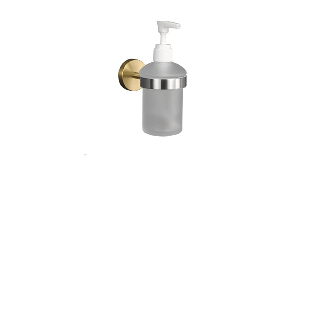 Portasciugamani in acciaio inox spazzolato e oro, porta carta igienica, porta scto e oro, porta carta igienica, porta scopino, portasciugamani, accessori per il bagno, distributore di sapone