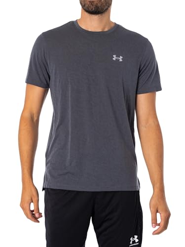 Image of Under Armour Men's ABC Camo Short-Sleeve T-Shirt | Super soft cotton /polyester mix. With camo pattern, crew neck and logo on the left chest.