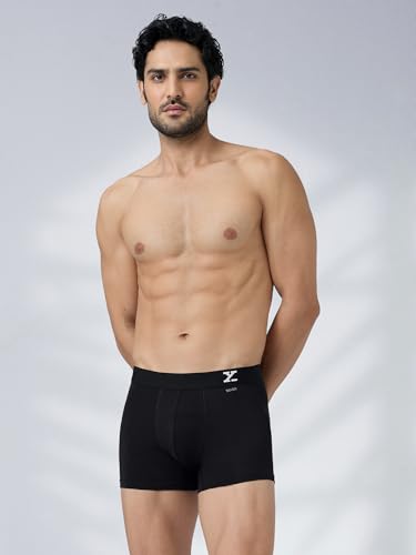 Image of XYXX Men's Aero Super Combed Cotton Trunks | Antimicrobial, Regular Fit, No-Marks Waistband | Underwear for Men Combo (Pack of 3)