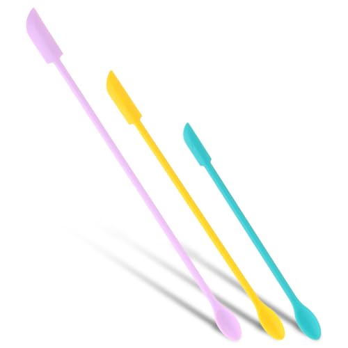 3Größen Spatel Kosmetik Kosmetikspatel Make Up Spatel Mini Silikon Spatel Kleiner Silikonspatel für Kosmetische Schmale Flaschen Beauty 3Größen Spatel Kosmetik Kosmetikspatel Make Up Spatel Mini Silikon Spatel Kleiner Silikonspatel für Kosmetische Schmale Flaschen Beauty
