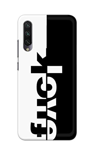 Image of PRINTFIDAA One Words Fukc Love Creative Art Innovative Wonderfull Printed Designer Hard Case for Mi A3 / Mi CC9e Back Cover -(e) RPM1003
