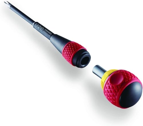 Image of VESSEL BALL GRIP Ratchet Screwdriver (+2x100(4 inch) J)