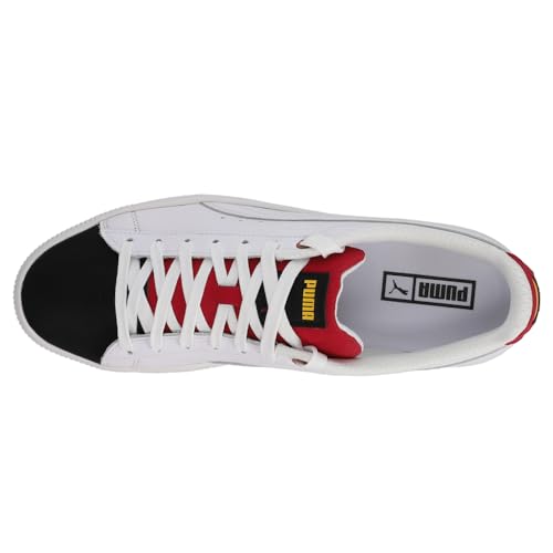 PUMA Mens Clyde Global Futurism Lace Up Sneakers Shoes Casual - White - Size 11 D4