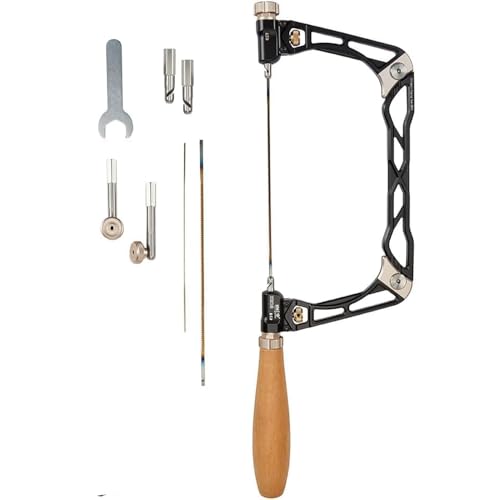 HONGDUI KM-19 6' Coping Saw, Fret Combo Saw - Premium Quality, All-Purpose Tool for Woodworkers & Crafters