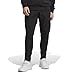adidas Men's Essentials Single Jersey Tapered Open Hem Pants Black Medium