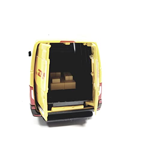 Vehículo a escala 1:48 Mercedes Sprinter DHL amarillo miniatura 6