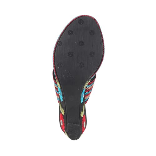 Image of Mochi Women Ethnic Wedge Heel Sandal