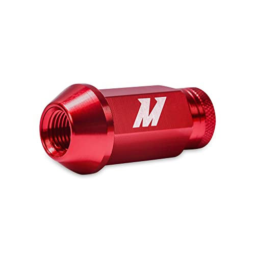 Image of Mishimoto MMLG-125-20LRD Aluminum Locking Lug Nuts M12x1.25, 20pc Set, Red
