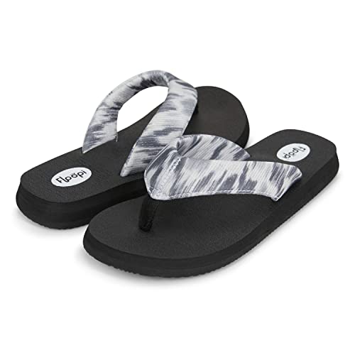 Image of Floopi Flip Flops for Women Flat Yoga Mat Thong Womens Sandals Ladies Beach Sandals with Indoor & Outdoor Anti Skid Soles