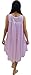 Venice Womens' Silky Looking Embroidered Nightgown 06N 4X-Large Lavender