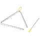 KEILEOHO 10 Stück Triangel Musikinstrument mit Schlägel, 15 cm/ 6 Zoll Triangle Percussion Dreieck Instrument für Praxis, Professionelle Aufführungen