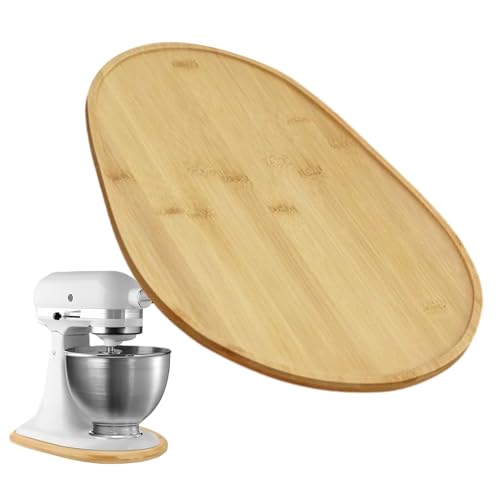 Bandeja deslizante para amasadora de madera premium - Base para aparato que amortigua las vibraciones, resbalón debajo del gabinete, plataforma de amasadora para cargas pesadas |