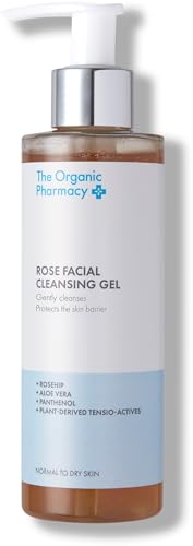 The Organic Pharmacy, Rose Facial Cleansing Gel With Rose Hip, Rose Garanium, Calendula & Aloe To Cleanse & Refresh, Non-foaming, Vegan And All Skin Types 100ml