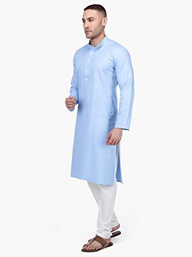 Image of Rajubhai Hargovindas Men's Premium Cotton Solid Kurta