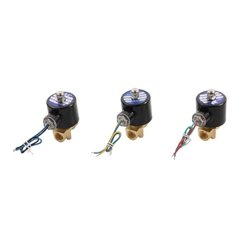 Électrovanne 3/8" laiton normalement fermée 12V unidirectionnelle