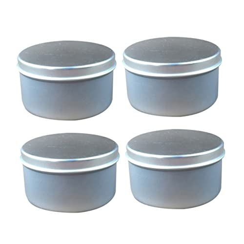 OSALADI 4pcs Scented Candle Tin Handmade Candle Iron Can for Crafts Home Practice Supplies Easy to Use for Candy Making