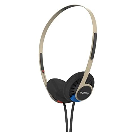 Koss KPH40 Utility On-Ear Headphones, Detachable Interchangeable Cord System, Ultra Lightweight Design (Rhythm Beige) Cover