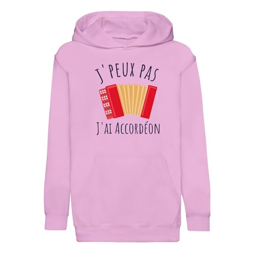 Sweat enfant j'peux pas j'ai accordéon idéal pour les cours de musique