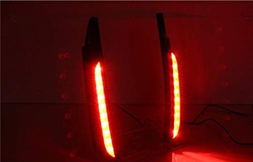 Miniatura 7 de Luz trasera del pilar del tronco del LED Freno de la columna de la lámpara LED FrenoLuz de conducción Reemplazo para Toyota Fortuner 2015-2017