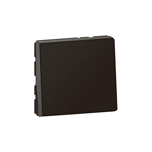 Legrand 079111L Mosaic Interrupteur ou Va-et-Vient, 10AX, 250V, Easy-Led, 2 Module, Noir Mat