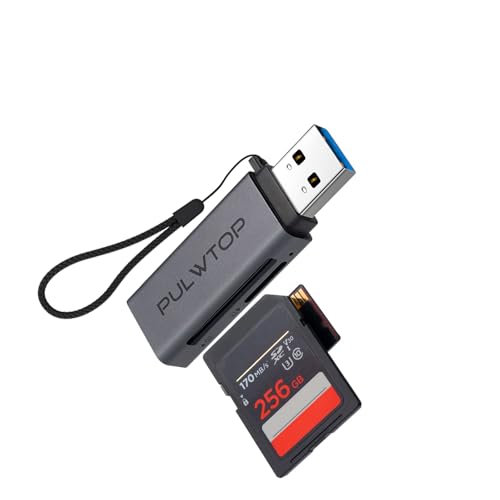 Image of SD Card Reader, High-Speed USB C to Micro SD Card Adapter USB 3.0 Dual Slots, Memory Card Reader for SD /Micro SD /SDHC /SDXC /MMC, Compatible with MacBook Pro /Air, Chromebook, Android (48G)