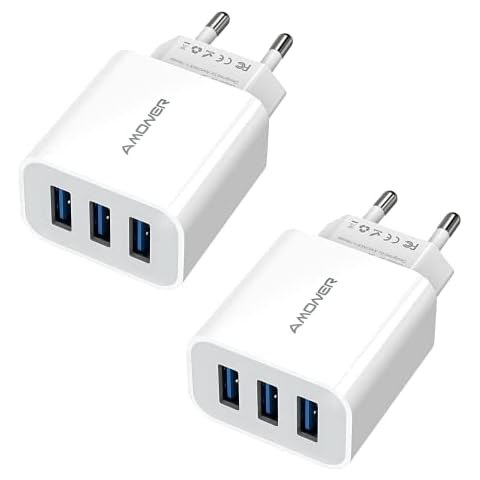 Chargeur USB Amoner 3 Ports Cover