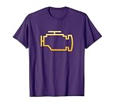 Check Engine Light Funny Mechanic Car T-Shirt