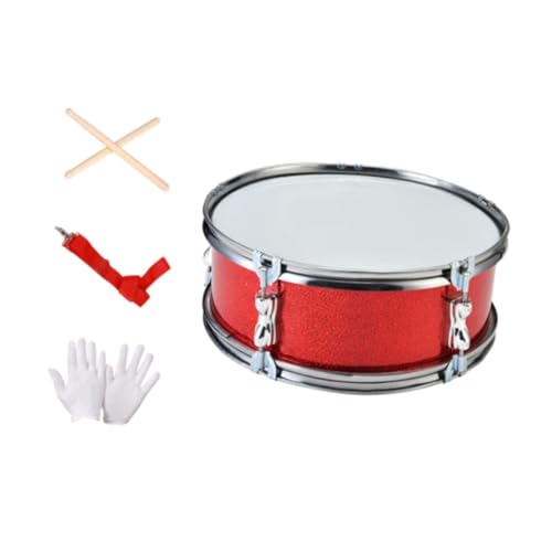 TTETTZ Instrumento de percusión de 14 pulgadas, kit de tambor para niños y adultos, ideal para aprender música, Single Tone 14in