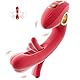Vibrator Dildo Sex Spielzeug für die Frau - G Punkt Vibration für Frauen Sexspielzeug mit 10 Vibrationmodi 7 Schlagmodi, Klitoris Stimulator für Sie Sex Spielzeug für Paare Sex Toyset Damen Dildos