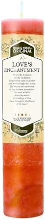 Blessed Herbal Candles - Love's Enchantment