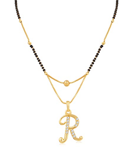 See full amazon price history chart for Sukkhi Classy Gold Plated Letter R Mangalsutra for Women (M101049) Sukkhi Classy Gold Plated Letter R Mangalsutra for Women (M101049) (B09QX8GW2C) Amazon Price History, Amazon Price Tracker