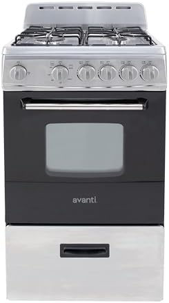 Natural Gas Stove Oven - 5 Surprising Features You Didn't Expect 4 Avanti GR2013CSS Gas Range Oven Compact Freestanding Design, 4 Sealed Burners with Electronic Ignition, 2.1 Cu.Ft. Capacity Features Storage Drawer Broiler and Accessories, 20-Inch, Black