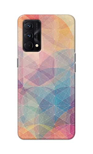 Image of Printed Hard Back Cover Case for Realme GT Master Edition 5G Back Cover (Crumpled Paper Design) -1803