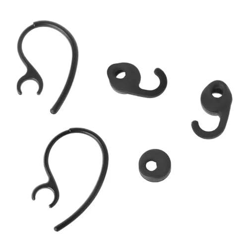 Lot de 5 embouts de rechange pour écouteurs Jabra Easygo/Easycall/Clear/Talk - 3 embouts en gel + 2 crochets d'oreille
