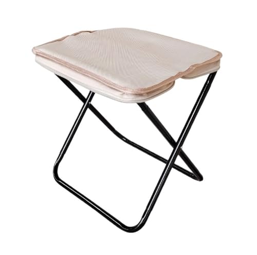 Outdoor Portable Folding Chair Camping Spring Outing Stool with Built-in Storage