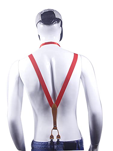 Image of Men's Suspenders Bowtie Set Elastic Y Shape Style Women's Suspenders Bowtie For Wedding&Formal Events
