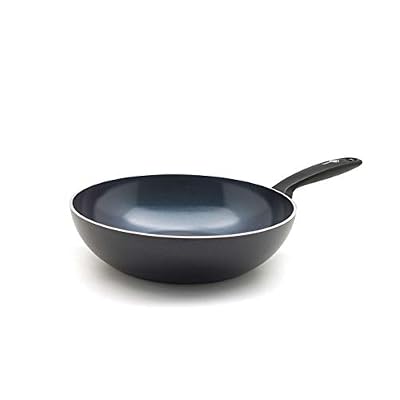 GreenPan CC001695-001 Torino Poêle Wok, 3.6 liters, Noir