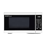 SHARP SMC1161KW Countertop Microwave Oven with Removable 12.4" Carousel Turntable, 1.1 Cubic Feet, 1000 Watt CuFt, White