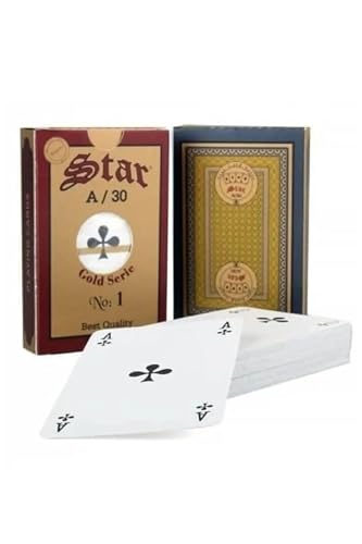 Star Gold Serisi A/30 Iskambil Kağıdı, Çift Deste gnsRKFaz3841