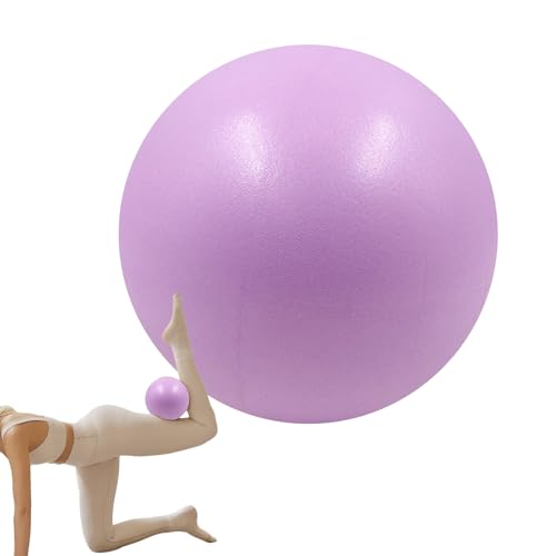 Pelota de Yoga - PVC 25cm | Pelota de entrenamiento muscular abdominal con estiramientos, pilates, fitness, equipo de estiramiento en casa | Oficina en el hogar Gym Yoga Sala Dormitorio Interior
