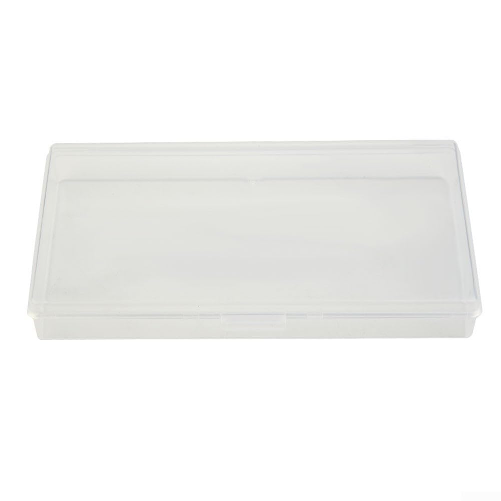 Transparent Plastic Storage Box Organizer with Compartments for Screws Electronics Cosmetics Small Parts Travel Home Office Tool Case