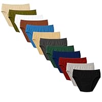 Kit 12 Cuecas Slip Tradicional Algodão Masculina Adulto Plus Size XG ao G2 (BR, Alfa, Único, Plus Size, G2, SORTIDO)