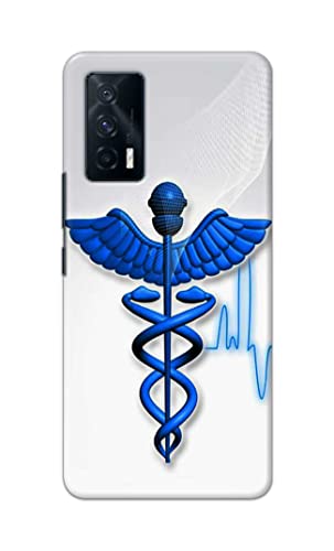Image of Printed Hard Back Cover Case for Vivo iQOO 7 5G Back Cover (Medical Doctor) -1803