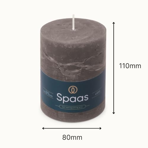 Velas sin humo ni olor Spaas para decoración segura y ambientes limpios 3