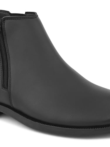 Image of FENTACIA Leather Chelsea Boots for Men | Men Ankle Slipon Boots