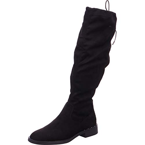 s.Oliver 5-5-25504-21 001, Botas Mosqueteras para Mujer, Negro (Black 1), 38 EU