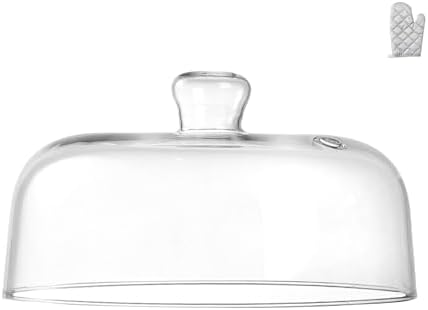 10 inch Glass Microwave Splatter Cover, 5" Extra Tall Microwave P...